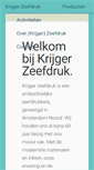 Mobile Screenshot of krijgerzeefdruk.nl